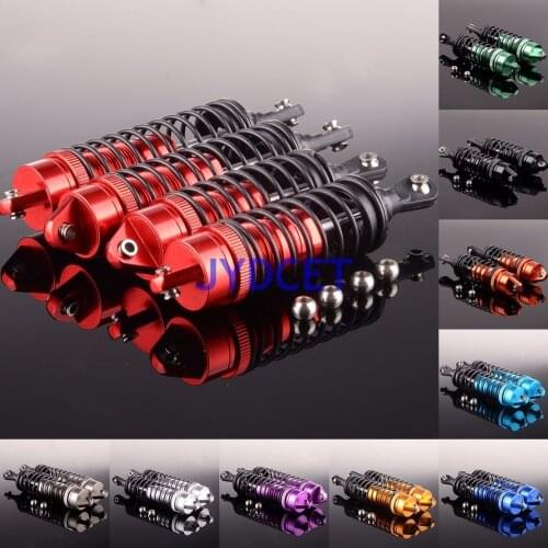 4P Aluminum Metal Front 72-90mm Rear 80-102mm Shock Absorber Damper Springs 1/10 RC CAR Traxxas Slash 4x4 2wd