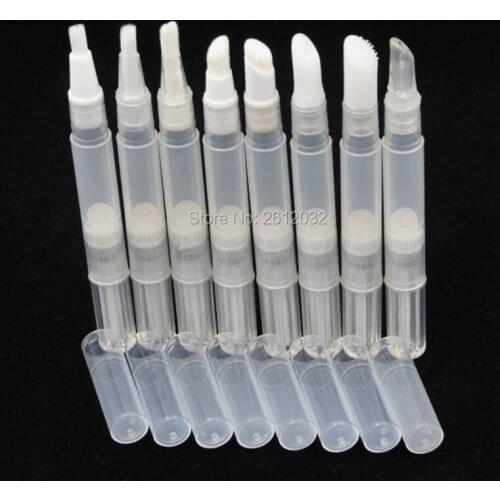 3ml 5ml Empty Twist Pen with Brush Cosmetic Container Nail Polish Tube for Balm Nail Art Paint Mascara Oils Bottle Refillable