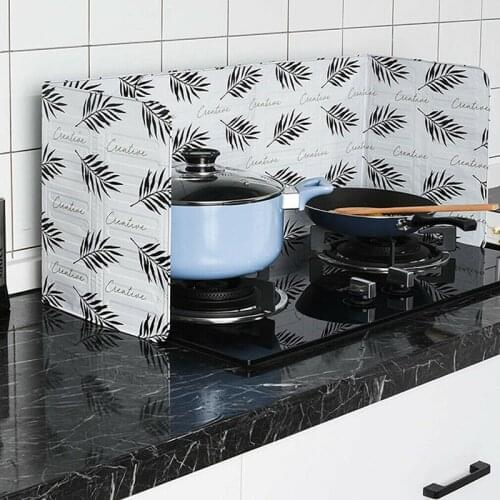 1pc Home Stove Foil Plate Screens Prevent Oil Splash Cooking Hot Baffle Kitchen Tool Dividers New Hot