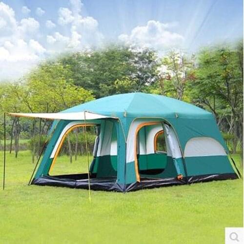REWTR Rainproof Double Layer Outdoor Sun-shading Garden Arbor Multiplayer Party Camping Tent Awning Shelter Sun Shelter