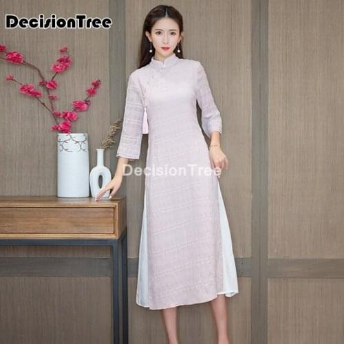 2021 traditional vietnam ao dai qipao traditional chinese dress qipao cheongsam dresses vietnam aodai oriental dress