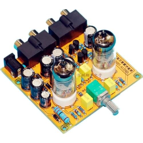 Fever 6J1 / 6J2 tube preamp amplifier board Pre-amp tube amp 6J1 valve preamp board finished