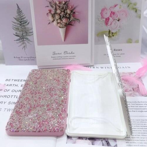 All Rhinestones Mask Box Bling Mask Storage Bins Sparkling Make Up Organizer Box Mask for Face Women Holder Jewelry Organizer