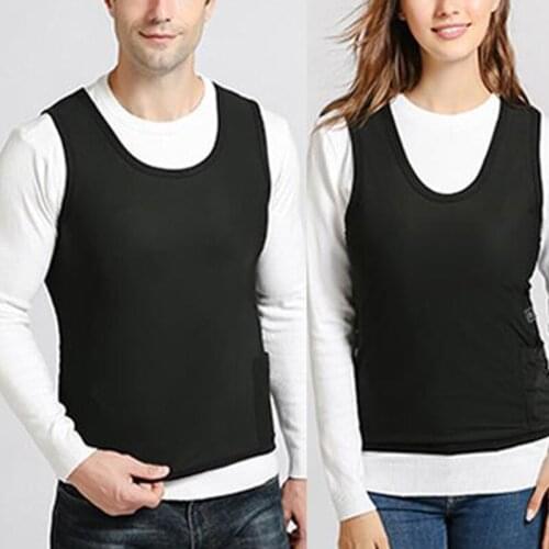Unisex 3 Area Electric Heated Vest USB Heating Cycling Warm Sleeveless Tank Top