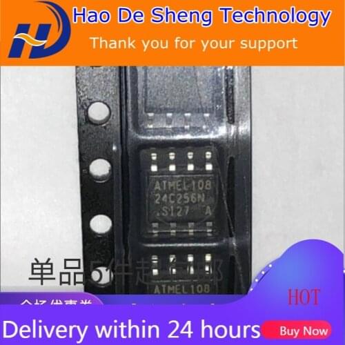 10PCS/LOT AT24C256N-10SU-2.7 AT24C256 24C256 SOP8 New Original In Stock