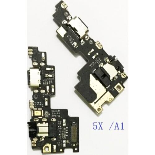 10PCS USB Charging Port Charger Board Dock Connector Flex Cable For Xiaomi Mi A1 5X Replacement Repair Spare Parts