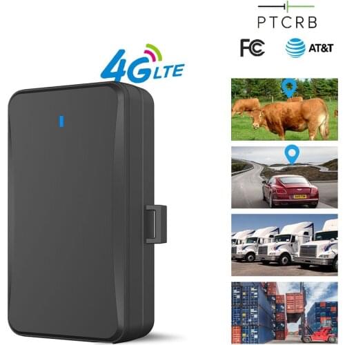 4G LTE Asset GPS Tracker LL01 IP65 Waterproof 3 Years Standard Anti-Theft with 10000mAh Real-Time Position Animals Locator