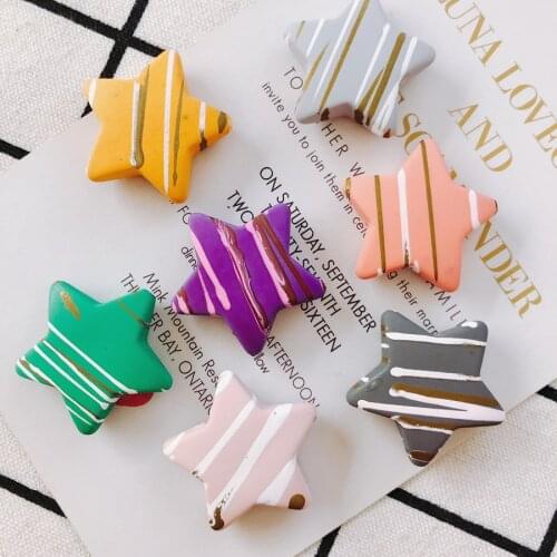 6pieces/lot DIY new Acrylic star pendant Earring Accessories earrings Supplies for Jewelry Accessories