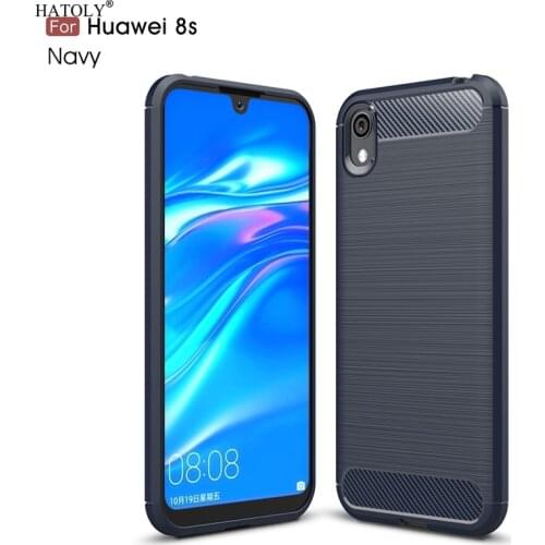 For Cover Huawei Y5 2019 Case Shockproof Soft Back Cover For Huawei Y5 2019 Carbon Fiber Silicone Phone Case For Huawei Y5 2019