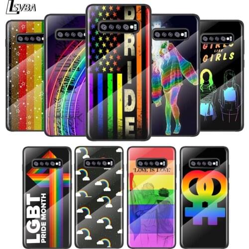Homosexual Rainbow For Samsung Galaxy S20 FE S10e S10 S9 S8 Ultra Plus Lite Plus 5G Tempered Glass Cover Phone Case