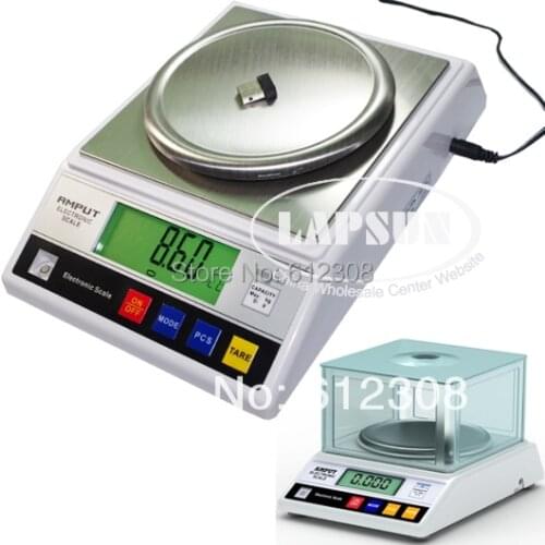 0.01g-1000g 1KG / 2000g 2KG Digital Electric Jewelry Gram Gold Gem Coin Lab Balance Weight Accurate Scale ct lb oz dr gn ozt dwt