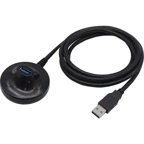 USB Extension Cable with Base USB 3.0 Extender Type A Male to Female Data Transfer Cord 5Gbps for USB Flash Drive