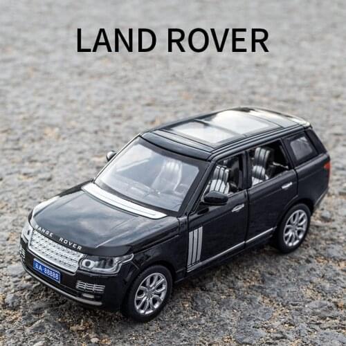 1/32 LAND ROVER Range Rover Sports SUV Alloy Car Model Diecast Vehicles Metal Toy Car Model Simulation Sound Light Kids Toy Gift