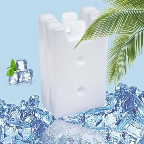 New Ice water filled Box 400/600ml Plane type Ice box for Lunch bags and cooler bags large capacity Absorbent polymer resin box