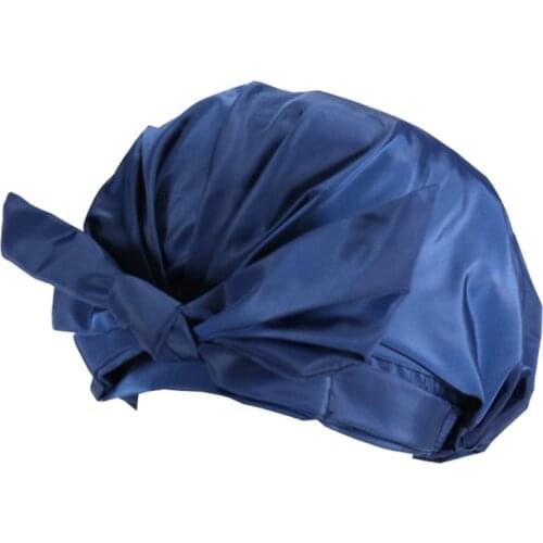 Bathing for Long Hair Women Girls Reusable Bathing Accessories with Bowknot Elastic Sleeping Hair Therapy