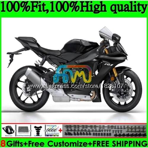 OEM Injection For YAMAHA YZF R1 1000 YZFR1 15 16 17 129BS.26 YZF-1000 YZF R 1 YZF1000 YZF-R1 2015 2016 2017 Fairing Flat black