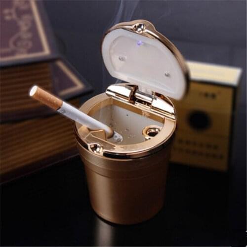 Car Styling auto Cigarette ashtray with LED lamp For Geely X7 Vision SC7 MK Cross Gleagle BOUNS M11 INDIS VERY GX7 SX7 ARRIZO