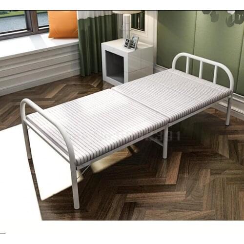Folding Bed Single Lunch Nap Simple Portable Office Home Rent Adult Escort Iron Board