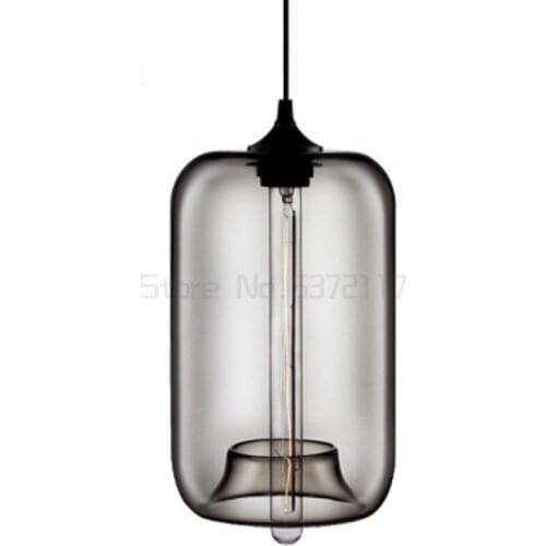 Nordic postmodern bedroom glass chandelier creative personality home decoration multi-color restaurant LED pendant lamp