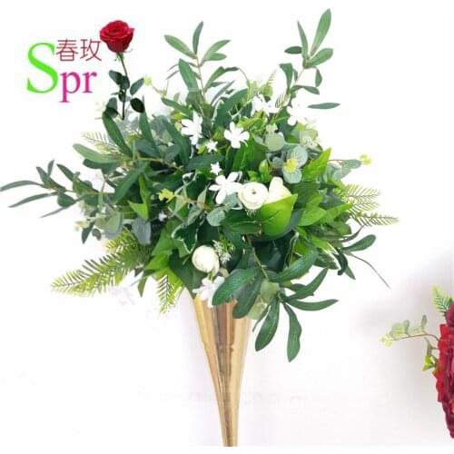 SPR 35CM wedding table center flower ball road lead artificial flore centerpiece wedding backdrop flower decoration