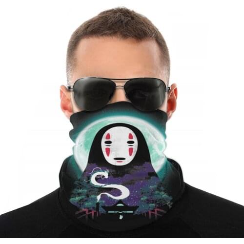 Forest Spirit Anime Manga Magic Scarf Neck Face Mask Halloween Neck Warmer Neck Bandanas Windproof Headband Cycling Hiking