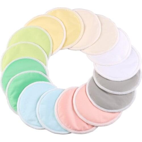 1pair Washable Bamboo Fiber Nipple Cover Reusable Make Up Remover Pad Breast Skin Cleaner Ladies Beauty Women Beauty Health Care