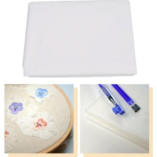 1Roll 2Meter T Shirt Fabric Transfers Papers Water Soluble Embroidery Stabilizer Backing Fabric Film