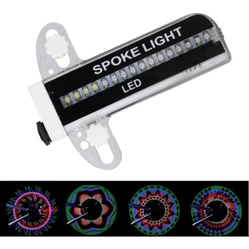 32 LED Bicycle Light Bike Tyre Tire Wheel Valve Light Flash Spoke Cycling Lamp Bike Spoke Decorations Lamp Bike Accessories