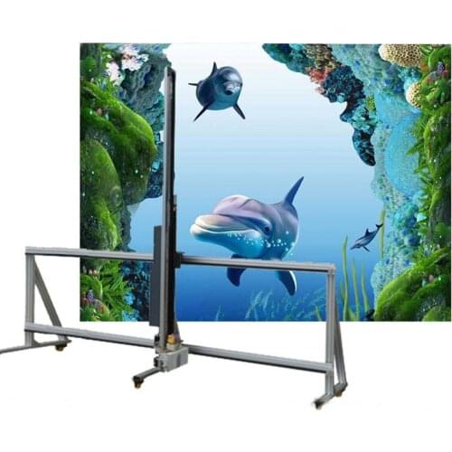 3D Wall Mural Printer Vertical Direct To Wall Inkjet Printer