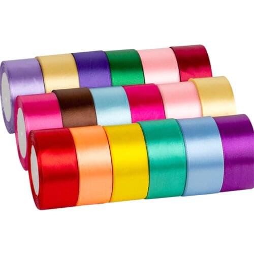 5 meters/Lot Silk Satin Ribbon for Wedding Party Decoration Invitation Card Gift Wrapping Scrapbooking Supplies Riband Sew Craft