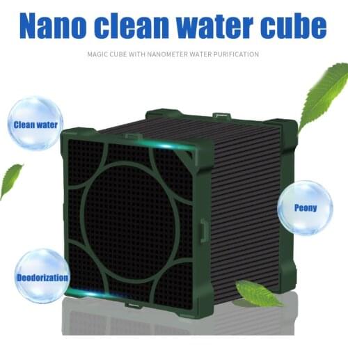 Aquarium Filter Cubes Strong Filtration Absorption Activate Carbon Magnetic Fish Tank Water Purifier STTA889