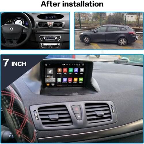 FOR Renault Megane 3 Fluence 2009-2015 Car Player GPS Navigation 128GB Android Auto Radio Stereo Head Unit Audio Recorder