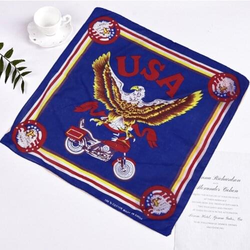 Cycling Eagle Bandana American Flag Outdoor Dustproof Magic Headband Scarf Breathable Sunscreen Face Mask American USA Bandanas