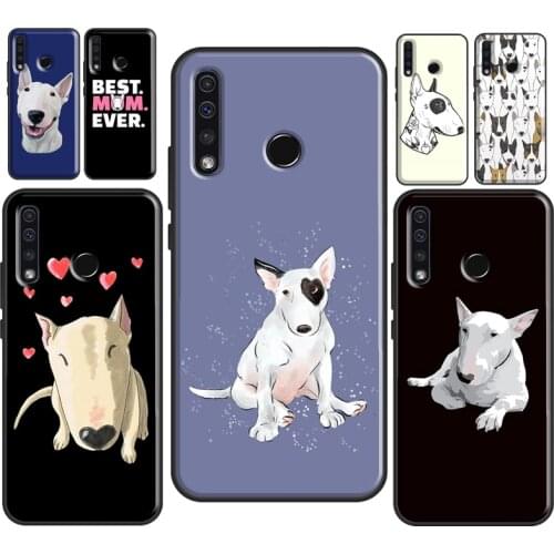 English Bull Terrier Dog Soft Case For Huawei Honor 10 Lite 10X 9X 8X 7X 10i 4C 7C 6C 20 Pro 7A 8A 9A 8S 9S Cover