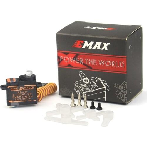 Emax Servo ES9052 ES9250 Digital Metal Gear Mini 5.5g 4.8g for Remote Control RC Plane Fixed Wing Drone Parts
