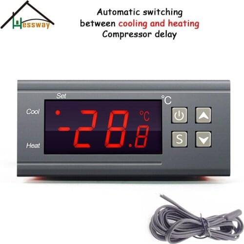 Optional 10A,16A Auto swith between cool and heat Control temperature for delay protection