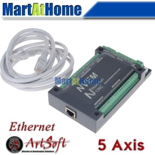 NVEM5 V2 CNC 5 Axis 200KHz Ethernet MACH3 Motion Control Card for Servo Motor, Stepper Motor #SM725 @SD