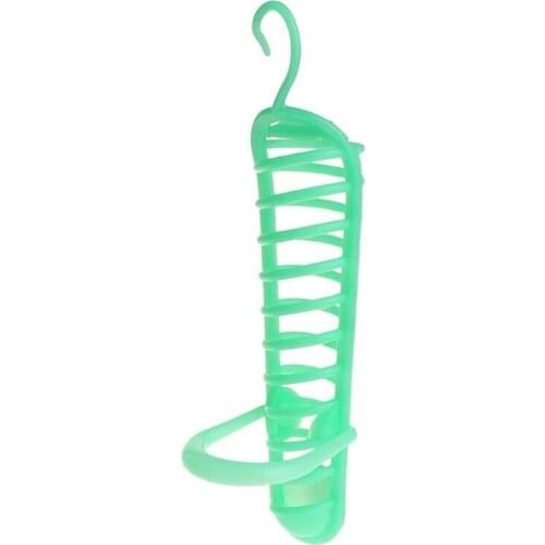 Parrot Feeder Basket Fruit Vegetable Plastic Feeding Perch Birds Parakeet Cage