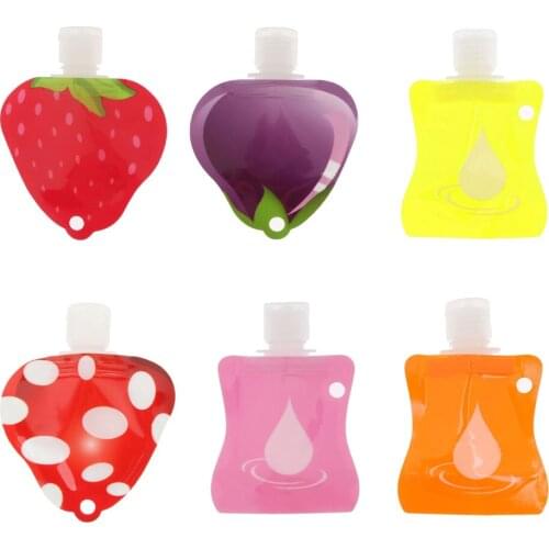 Plastic Refillable Travel Containers Shampoo Separated Squeeze Bottles Vials