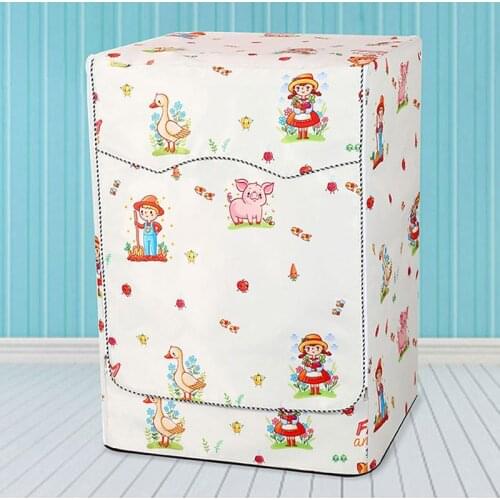 Thicker Silver Coating Waterproof Drum Washing Machine Cover Passport Cover Sunscreen Washer dryer Cover cubierta lavadora