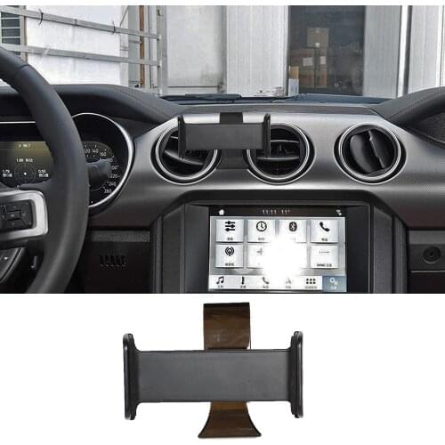 Fit for Ford Mustang 2015-2021 Car Dashboard Mobile Cell Phone Tablet Holder Stand Mount Bracket ABS Interior Accessories