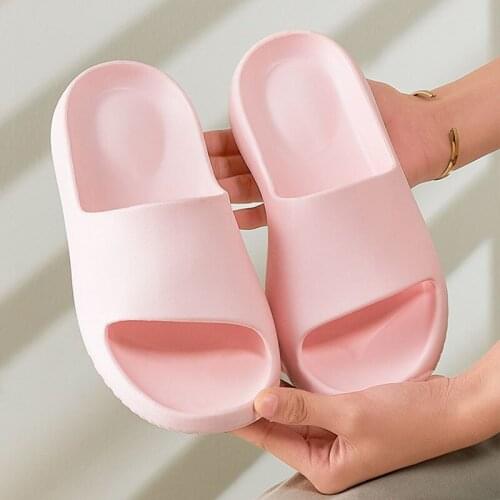 Posee EVA Couple Female Slippers Summer Indoor Home Bathroom Antiskid Deodorant Women Quiet Cool Slides Lovers PS2928