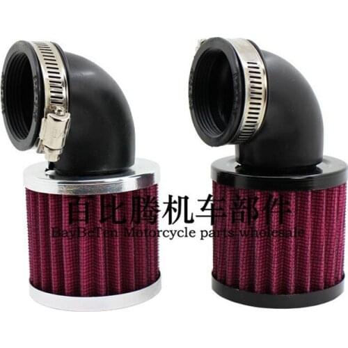 Silver black 45MM 48MM unviersal air systems moto air cleaner for honda suzuki yamaha Kawasaki motorbike air filter motorcycle