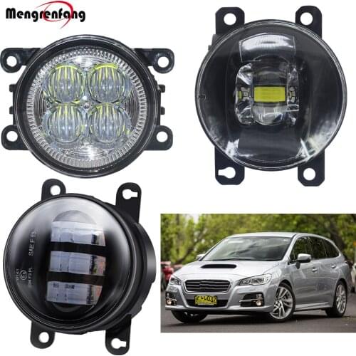 LED Fog Light Assembly For Subaru Levorg 2014 2015 2016 2017 2018 Car H11 Front Bumper Fog Lamp Daytime Running Light 12V