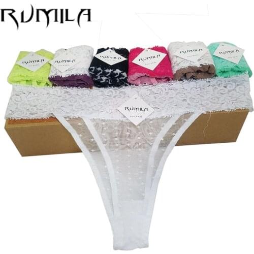 XXXXL SEXY lace cotton Womens Sexy Thongs G-string Underwear Panties pant Briefs lingerie BIKINI Ladies women 6pcs ZX73