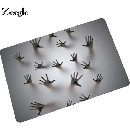 Zeegle Entrance Mats Doormat Outdoor Rugs Anti-slip Bathroom Carpet Hallway Rugs Home Floor Mat Washable Kitchen Rug Foot Mat