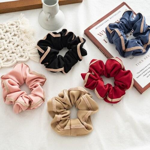Womens Hair Scarf Scrunchies Ponytail Holder Head Bows Elastic Hair Ties Ring