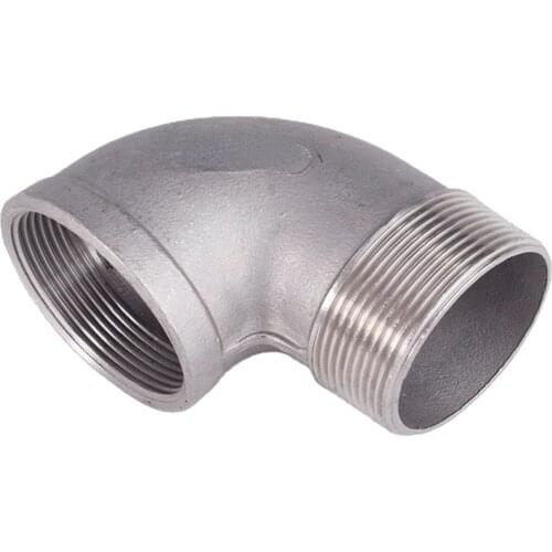 1/8" 1/4" 3/8" 1/2" 3/4" 1" 1-1/4" 1-1/2" 2" BSP Female To Male 90 Degree Elbow 304 Stainless Steel Pipe Fitting Water Gas Oil