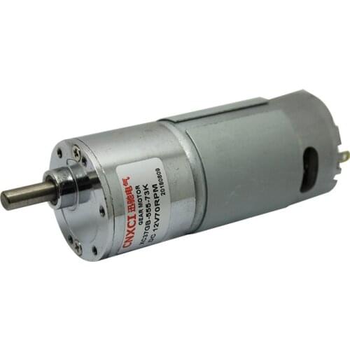 37GB555, dc12v 24v, 10-170RPM, miniature DC gear reducer motor, diy speed regulation, high torque