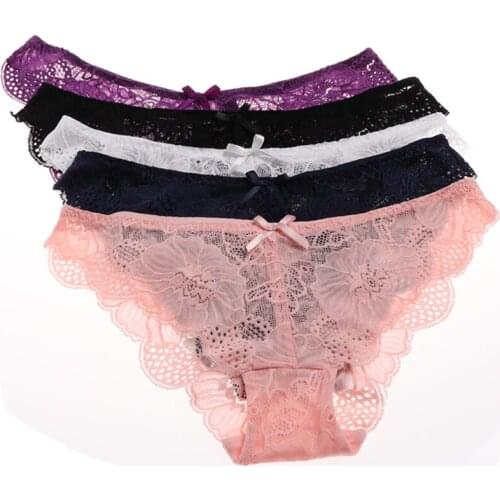 5PCS Seamless Panties Sexy Briefs Women Sexy Underwear Underpants Tanga